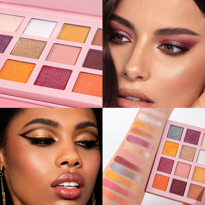 Eyeshadow Palette Factory - Custom 12 Color High Quality Matte Pigmented