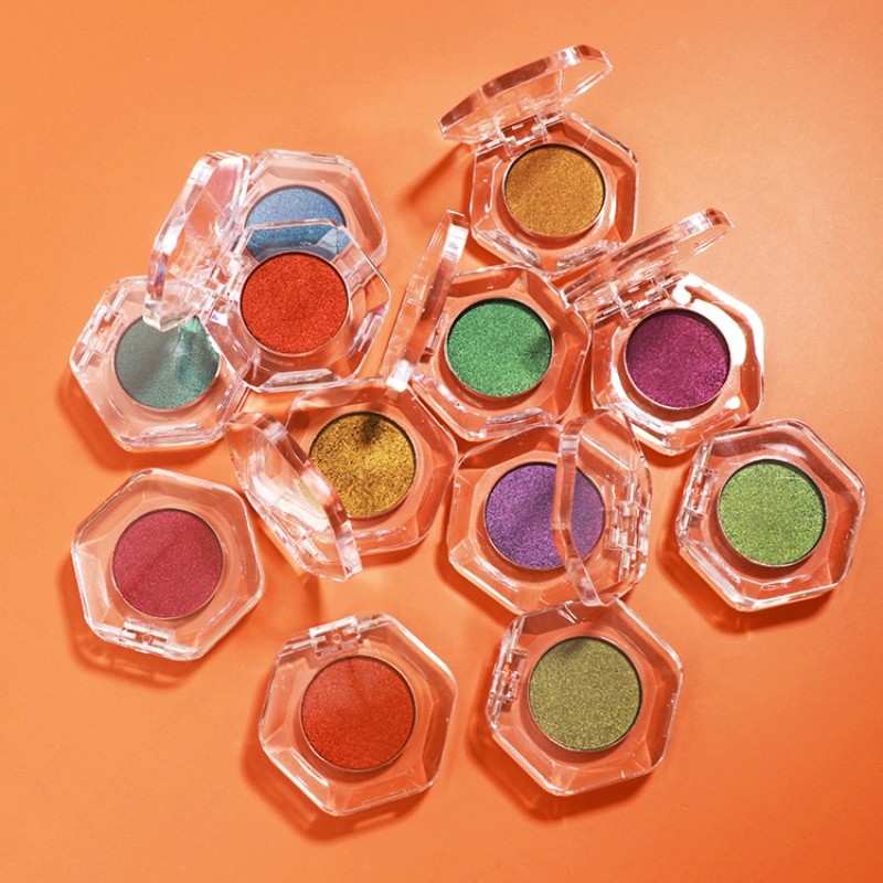 Eyeshadow Manufacturer - High Pigment 12 Colors Duochrome Chameleon Pressed
