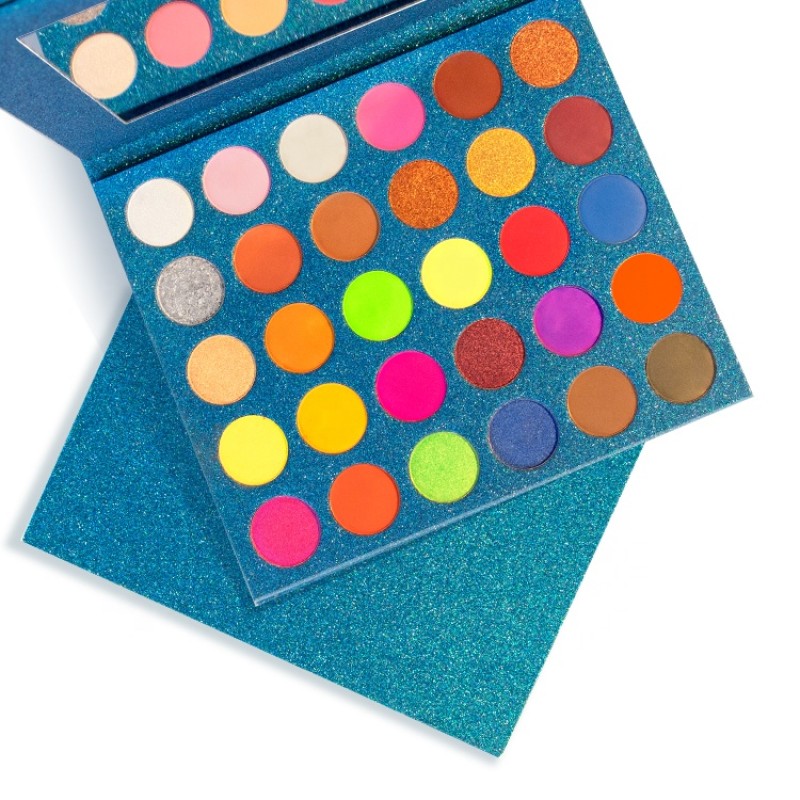 Eyeshadow Palette Factory - High Quality 30 Color Blue Square Eyeshadow