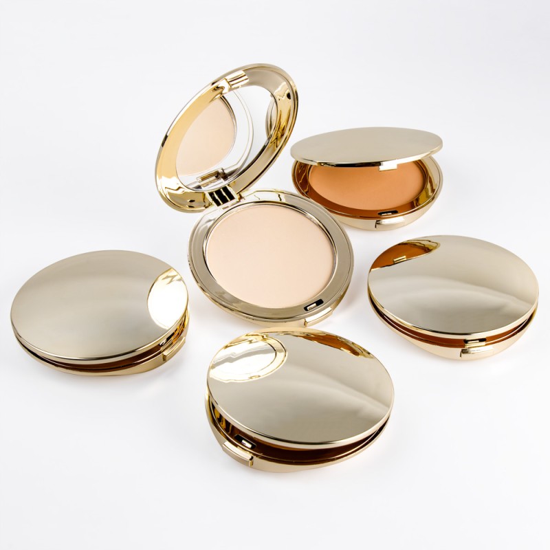 Setting Powder Manufacturer - Custom Logo 9 Colors Pressed Powder Golden Case
