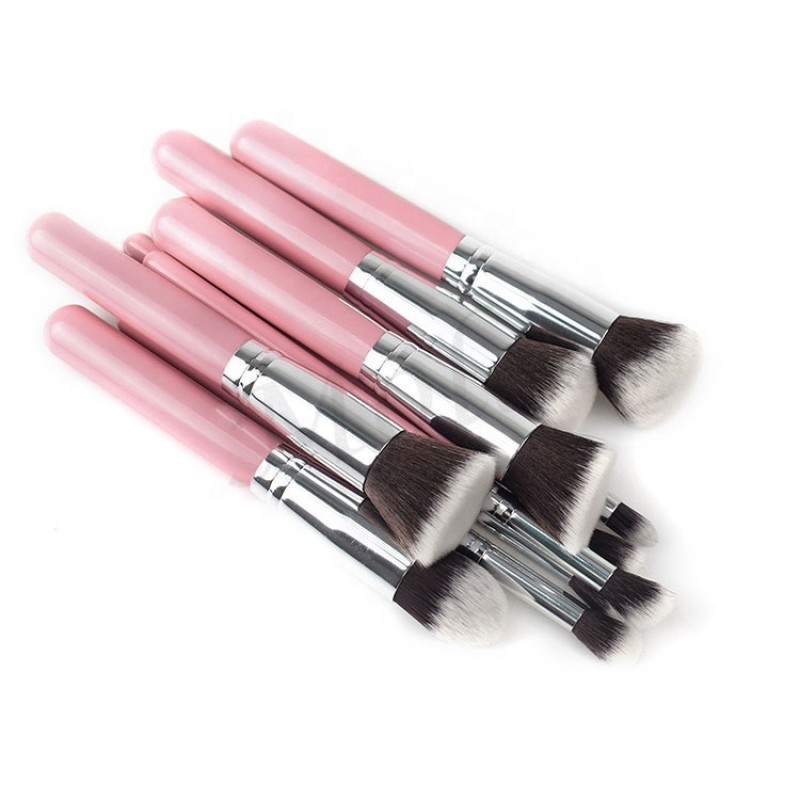 Makeup Brush Set Factory - Custom logo 10 PCS Kabuki Eye Shadow Brush