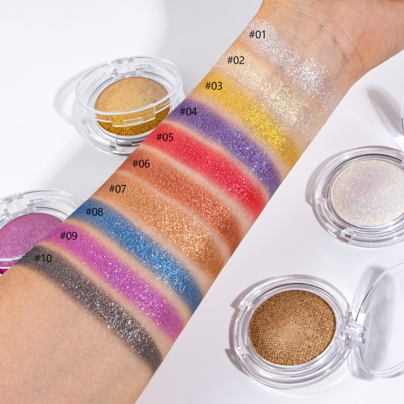 Eyeshadow Supplier - Long Lasting 10 Colors Wet Look Shimmer Putty Mousse