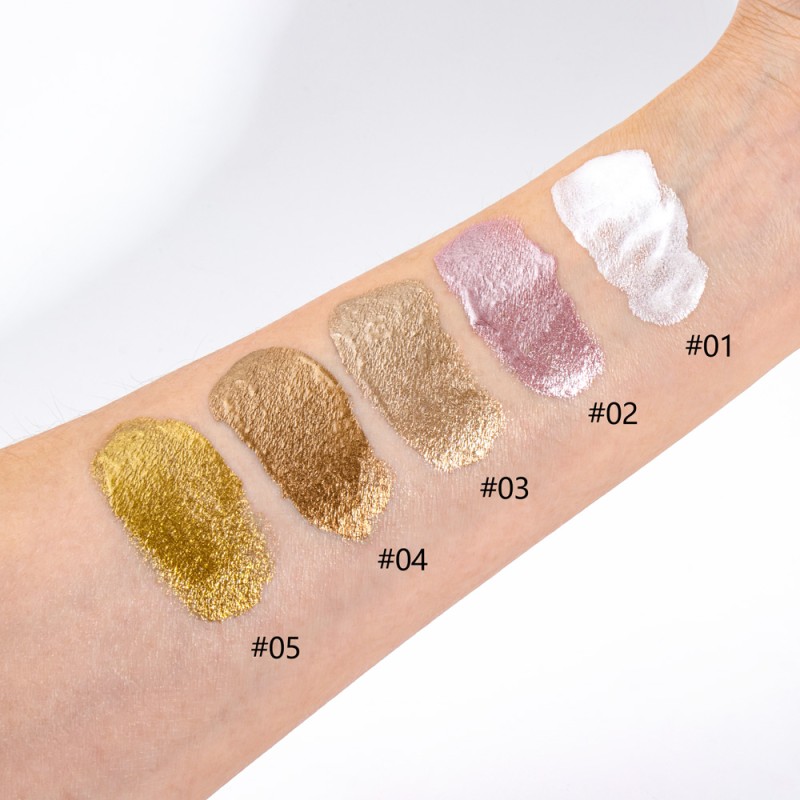 Body Highlighter Supplier - Radiant Glow 5 Colors Lightweight Shimmer Oil