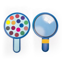 Eyeshadow Palette Supplier - Custom Luxury Cardboard 15 Pan Neon Custom Shape