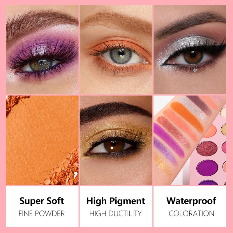 Eyeshadow Palette Manufacturer - Private Label 12 Colors High Pigmented