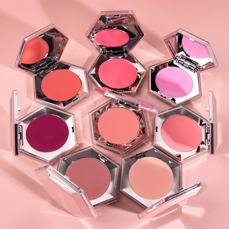 Blush Palette Factory - Custom Logo 8 Colors Hexagon Pressed Powder Blush