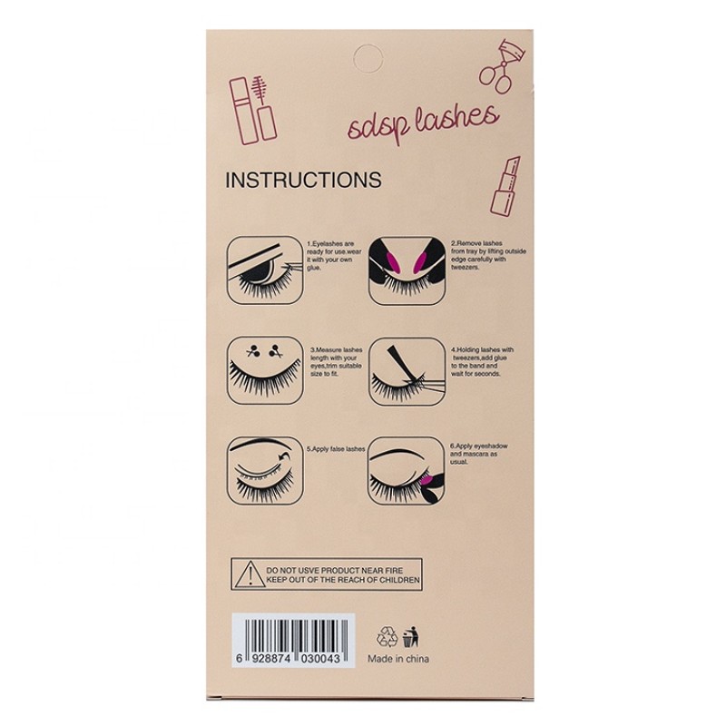 False Eyelashes Factory - Create Your Own Brand Wholesale 3d Silk Colored