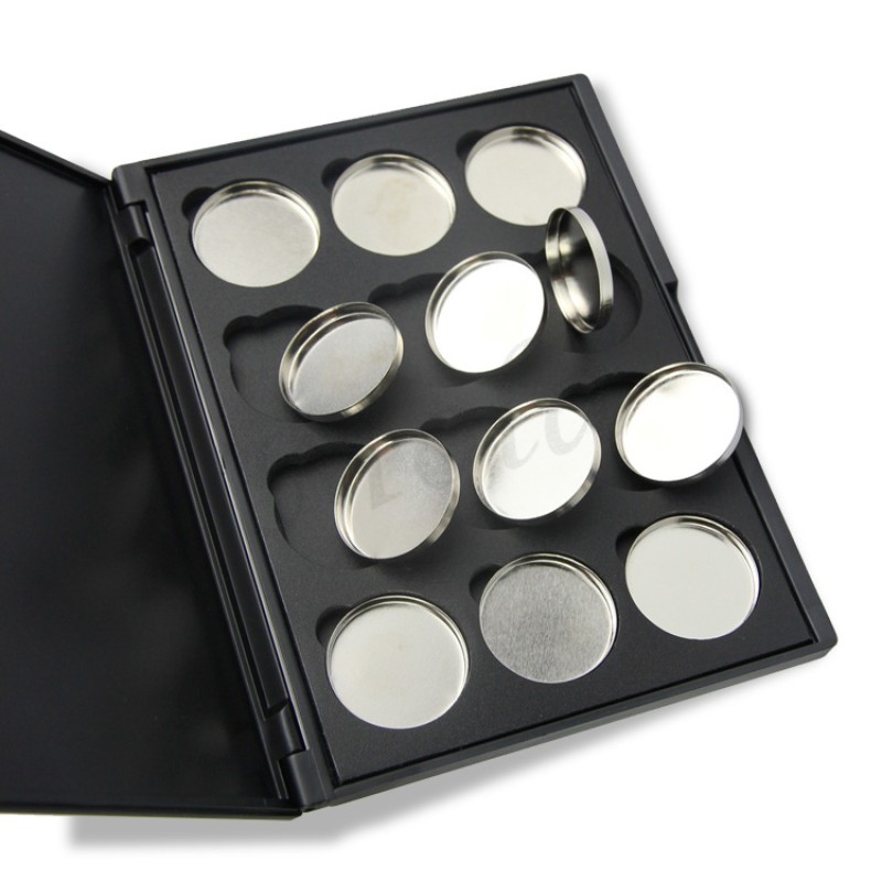 Magnetic Pans Supplier - DIY 12 PCS 26mm Empty Magnetic Eyeshadow Pans