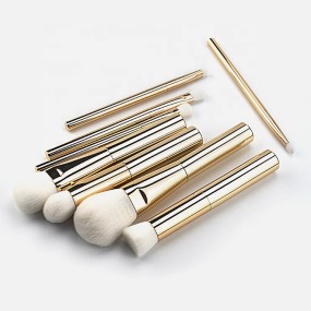 Makeup Brush Set Factory - Hot Sale OEM 7pcs Brown Professional Set