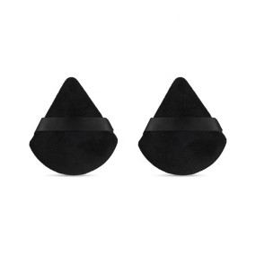 Powder Puff Factory - Cosmetic Velvet Velour Soft Triangle Puff Set