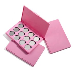 Empty Eyeshadow Palette Factory - Wholesale Pink Palette 12 Pans Plastic