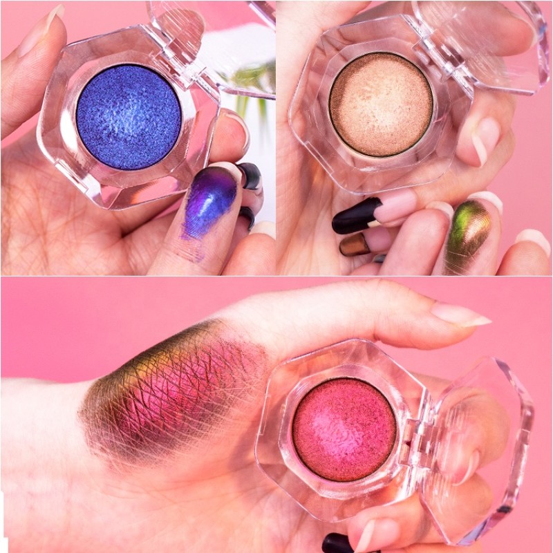 Eyeshadow Palette Factory - New Product Duochrome Round Pan Single Eyeshadow