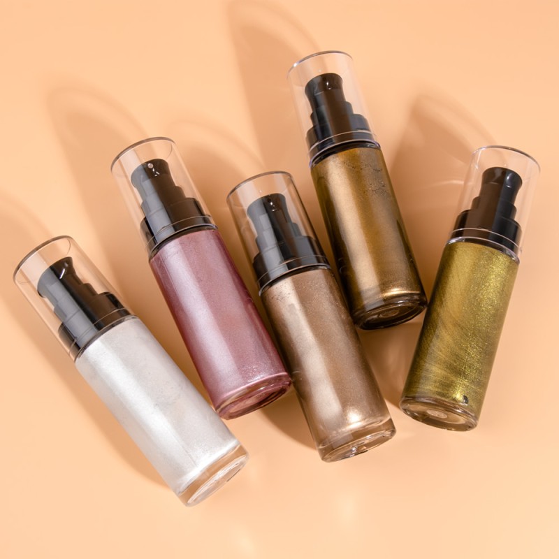 Body Highlighter Supplier - Radiant Glow 5 Colors Lightweight Shimmer Oil
