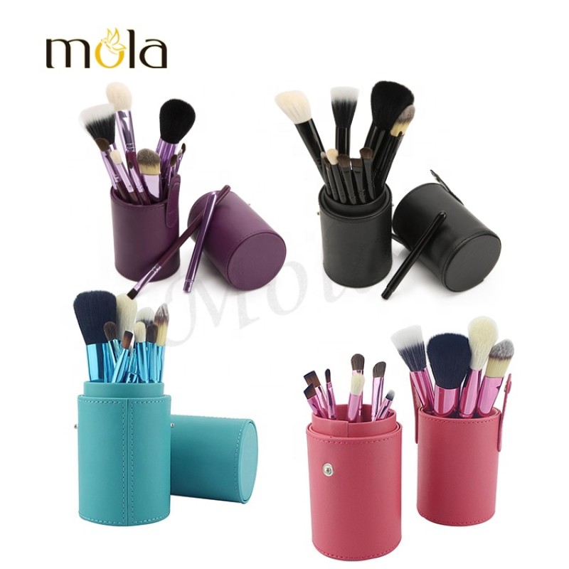 Makeup Brush Set Supplier - Cosmetics Manufacturing 12 Pcs Canister Set