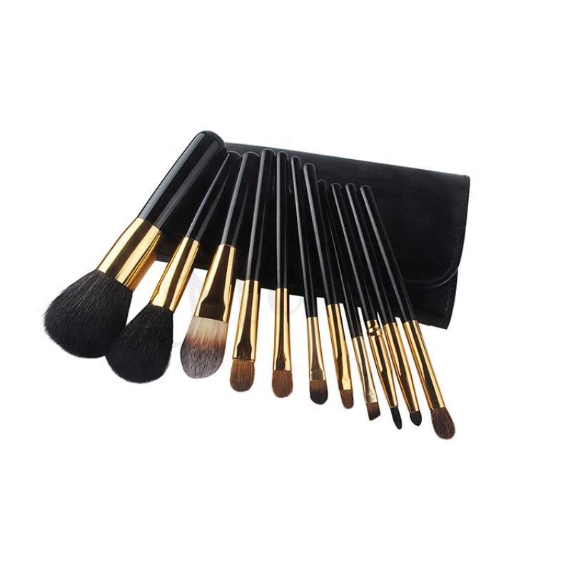 Makeup Brush Set Factory - Custom Private Label 11 PCS Natural Hair