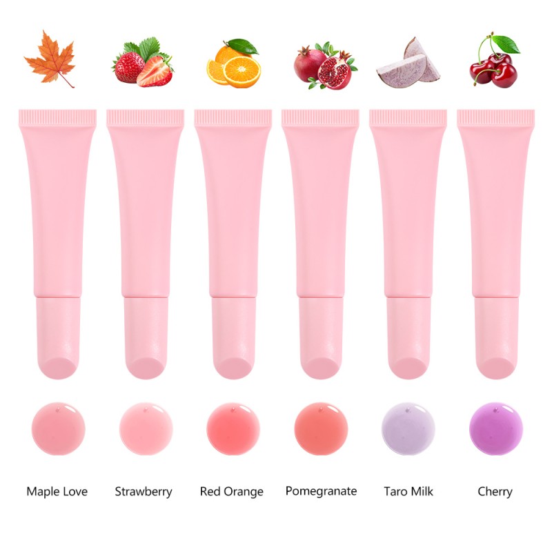 Lip Gloss Supplier - Private Label 6 Colors Tinted Fruit-flavored Lip Gloss