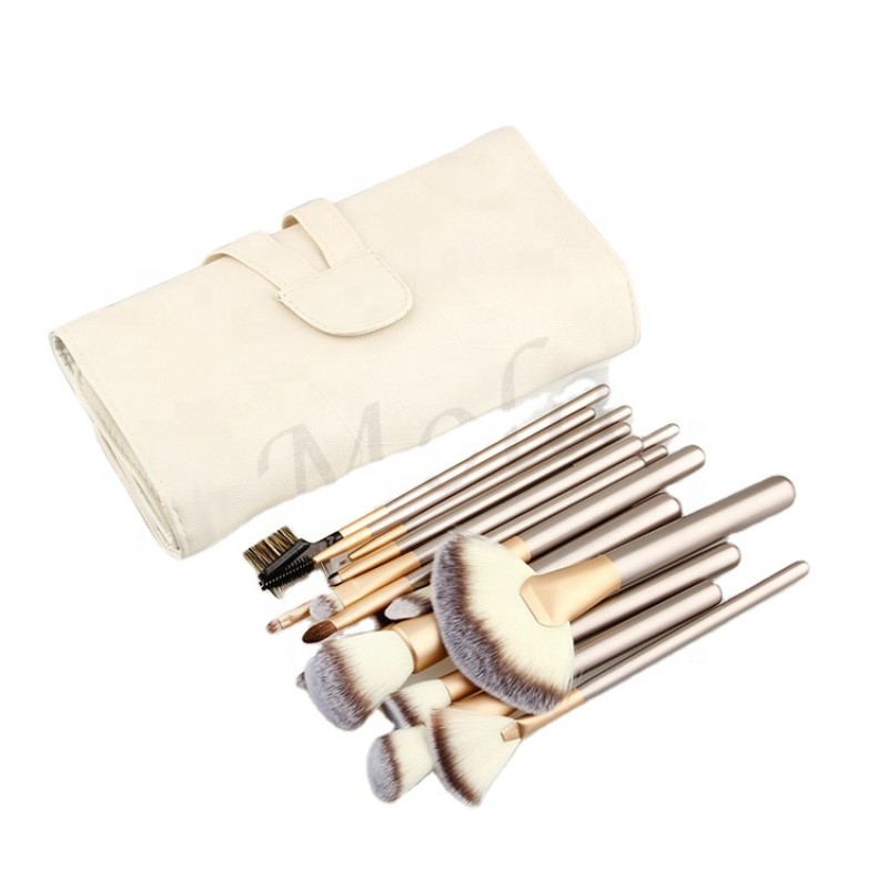 Makeup Brush Set Manufacturer - Professional 18-Pcs Synthetic Hair Set