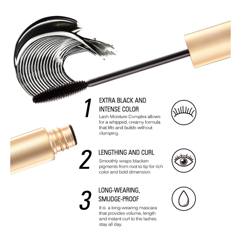 Mascara Factory - Long Lasting Low MOQ Organic Black Custom Logo