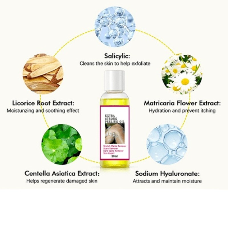Scar Remove Oil Manufacturer - Extra Strong Peeling Oil Stretch Marks Solution
