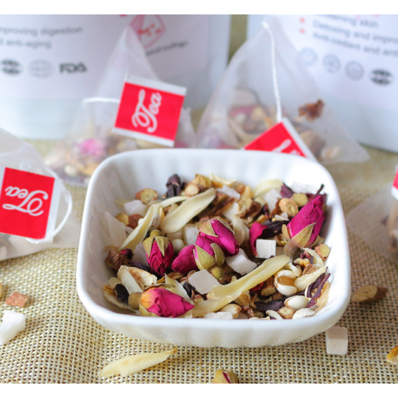 Herbal Tea Manufacturer - Private Label Detox Skin Whitening Glow Tea