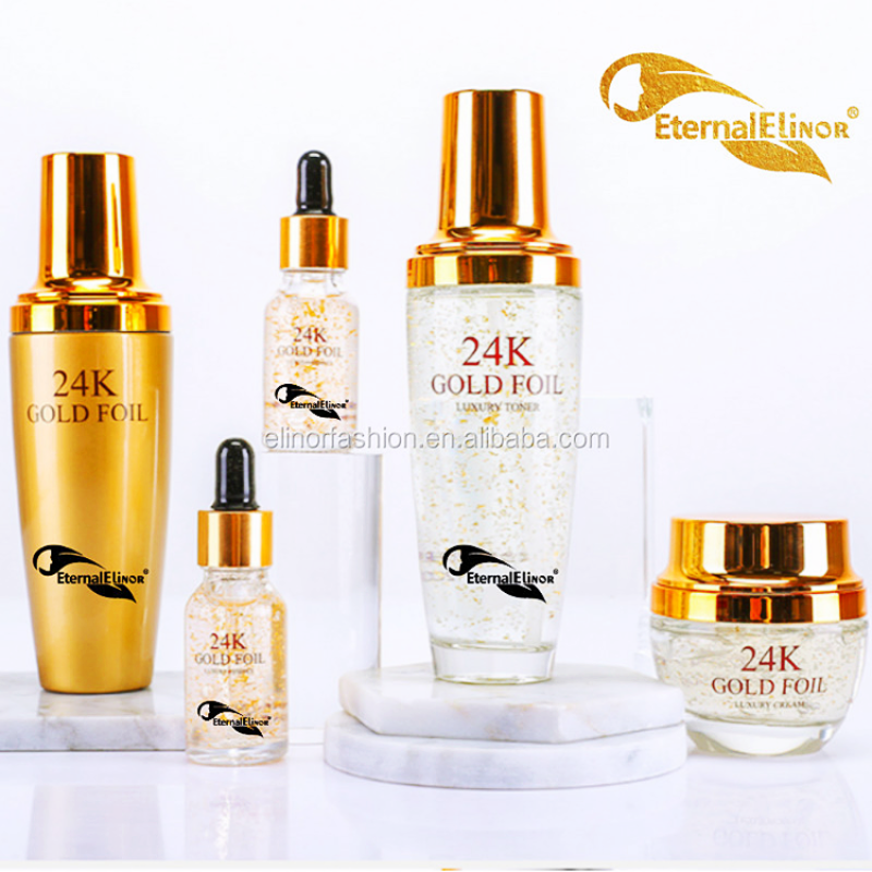 Skin Care Serum Supplier - 2025 24K Gold Serum Whitening Moisturizing Korean