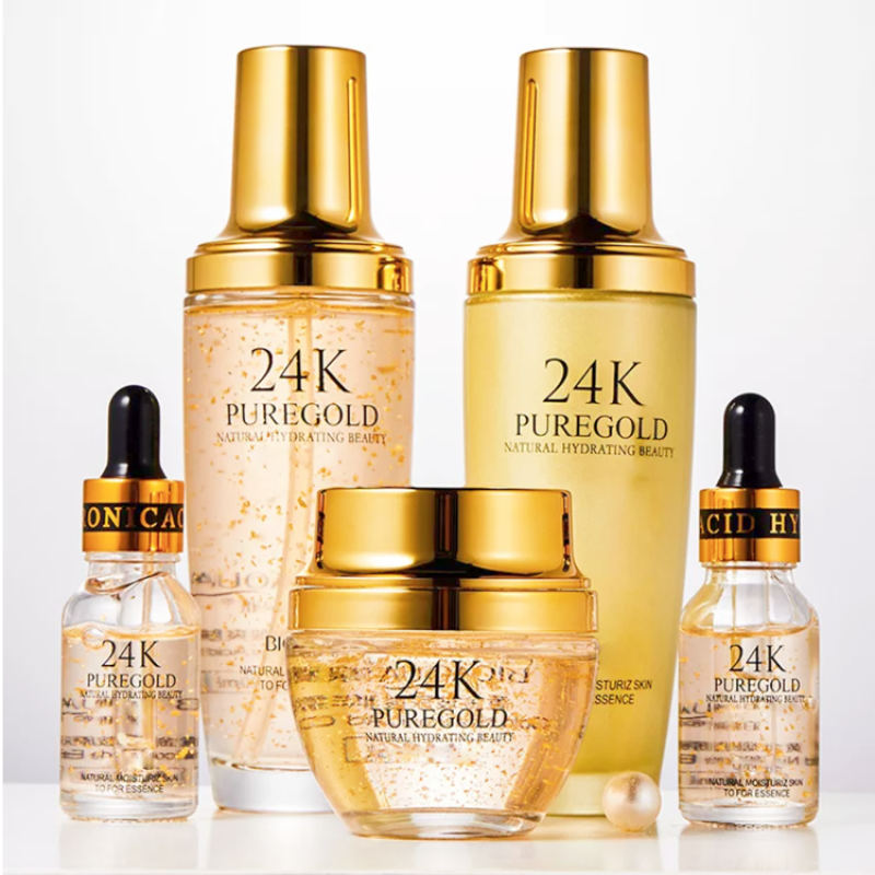 Skin Care Serum Supplier - 2025 24K Gold Serum Whitening Moisturizing Korean