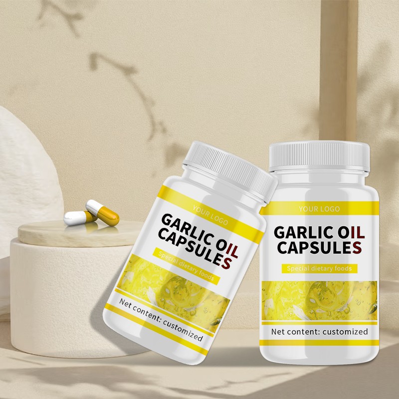 Garlic Oil Capsules Health Food Supplements for Promoting Gastrointestinal Health and Immunity Boost Pills Dosage