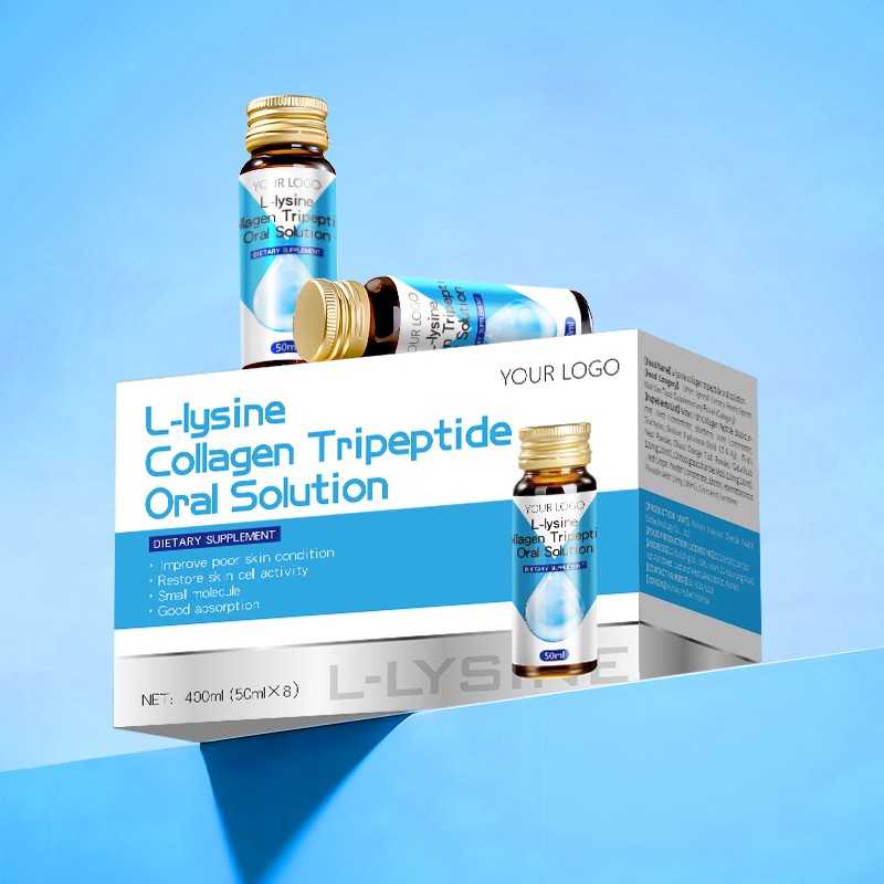 L-lysine Collagen Tripeptide Oral Solution Improve Poor Skin Condition/Restore Skin Cell Activity