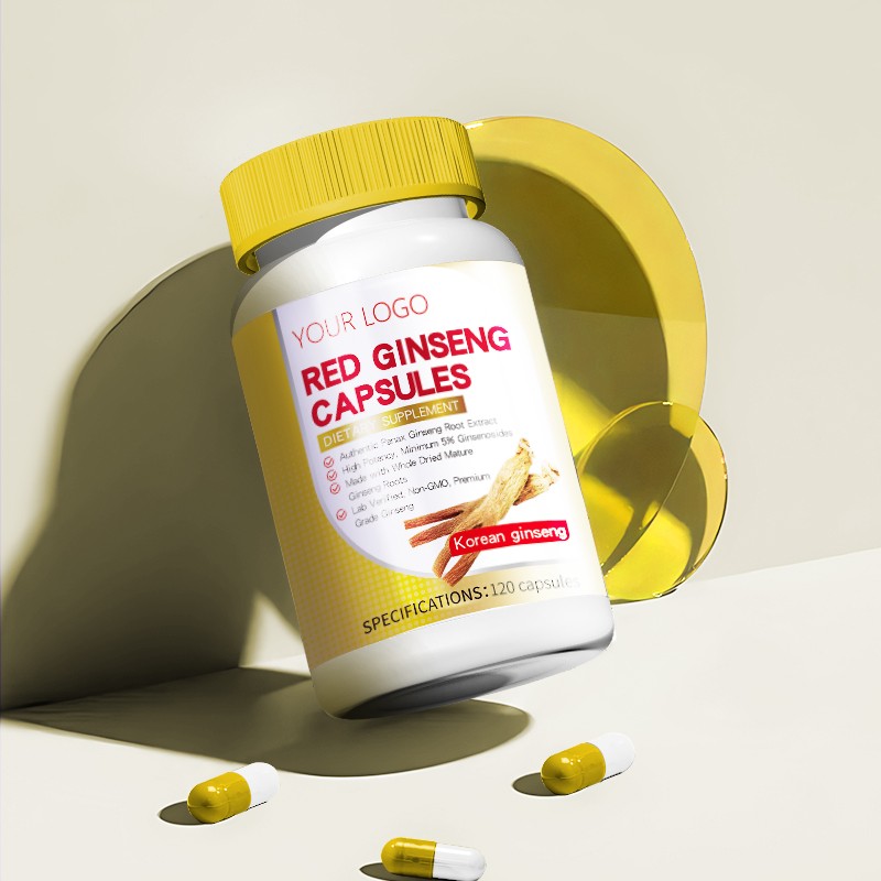 Red Ginseng Capsules Improve Physical Condition/Maintain Vitality Anti-aging/resist Fatigue/develop Immunity From Disease