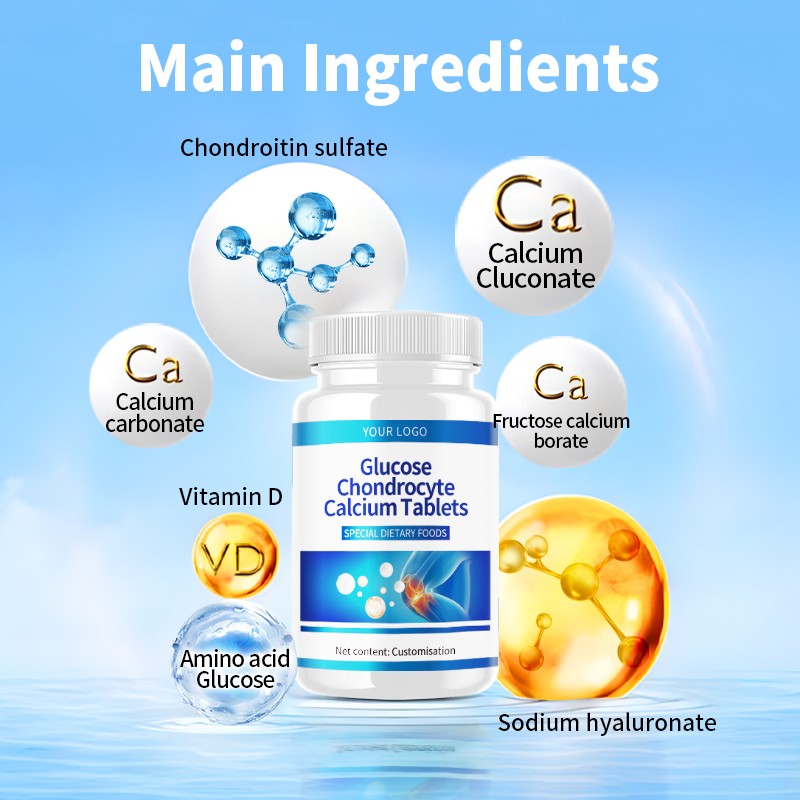 OEM Glucose Chondrocyte Calcium Tablets for Children Relieve Joint Pain Maintain Joints Repair Cartilage Reduce Joint Friction