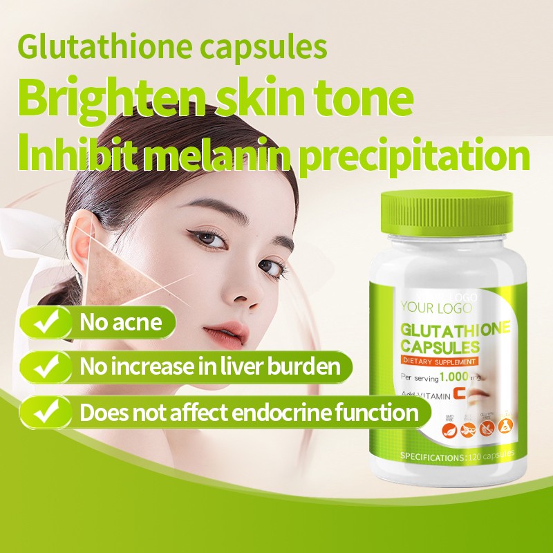 OEM  Capsules  Supplements Brighten Skin Tone Inhibit Melanin Precipitation Supplement Collagen Protein