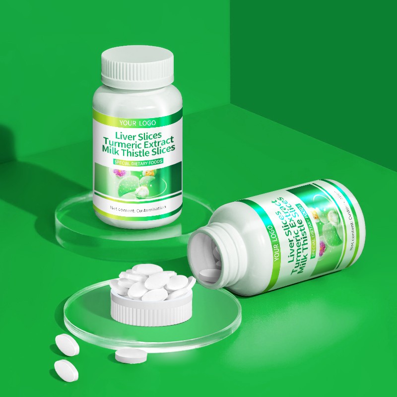 Turmeric Extract Milk Thistle Slices Dietary Supplement to Repair Liver Cells Promote Metabolism Safe for All Pregnant Women