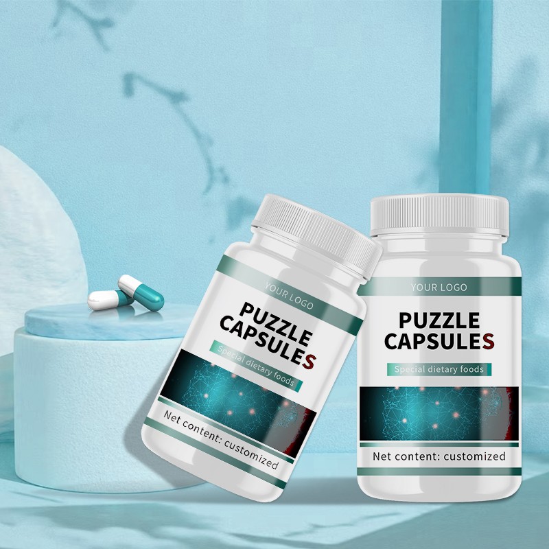 Puzzle Capsules Brain-Nutritious Dietary Supplements for Tranquilizing Sleep & Elevating Mood Pills Dosage Not Pregnant Women