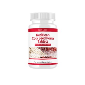 Red Bean Coix Seed Poria Tablets Multi-Plant Essence Dietary Supplement for Eliminating Excess Water From the Body Pills Dosage