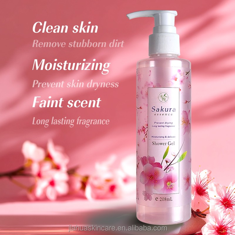 Shower Gel Manufacturer - Wholesale Herbal Sakura Gel