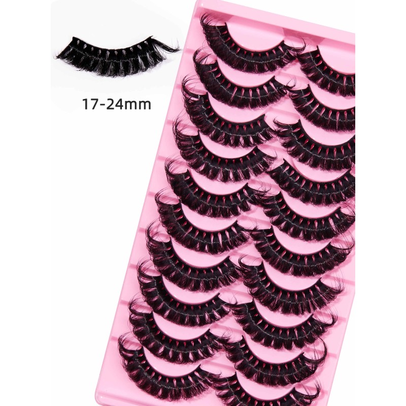 Strip Eyelash Supplier - Factory ODM OEM Russian D Curl Faux Mink Vegan Lashes