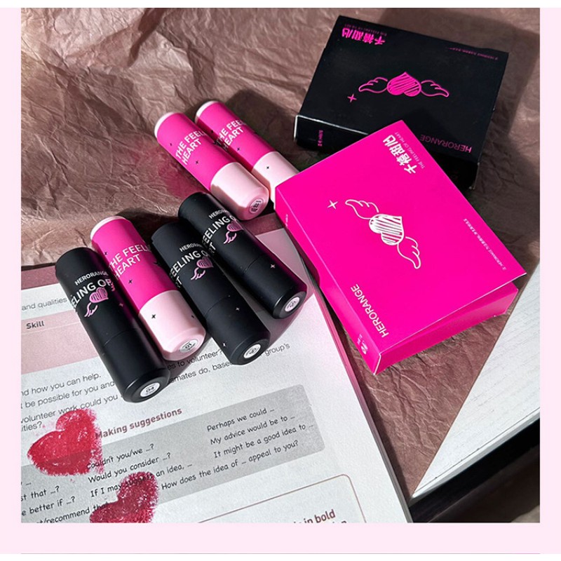 Matte Lipstick Set Factory - 3 Pieces Single Box Wholesale Long-Lasting Wear Waterproof