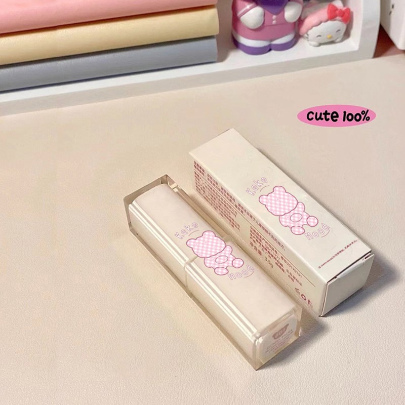 Solid Lipstick Factory - KeKe Mood Long Lasting Cute Bear Brilliant Colors Makeup