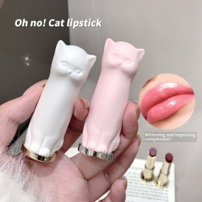 Lip Essence Set Factory - 6PCS High-color Transparent Moisturizing SHAQINUO Cute Cat