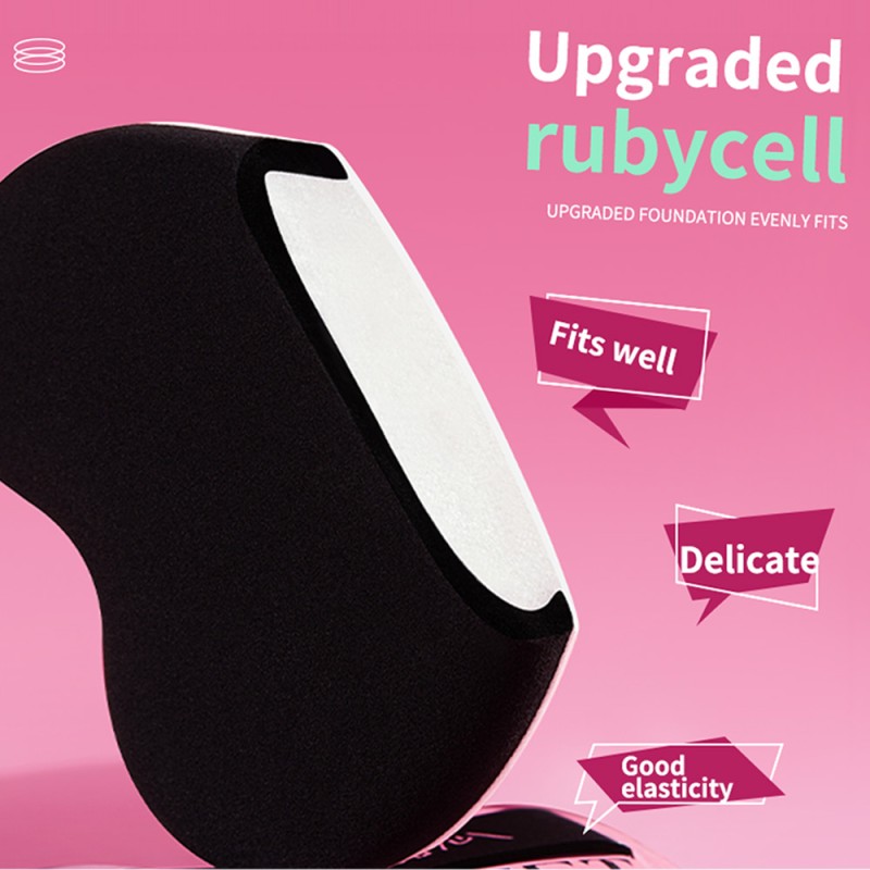 Makeup Puff Manufacturer - Wholesale Custom Rock Sweetheart Cotton Candy Heart-Shaped Pink