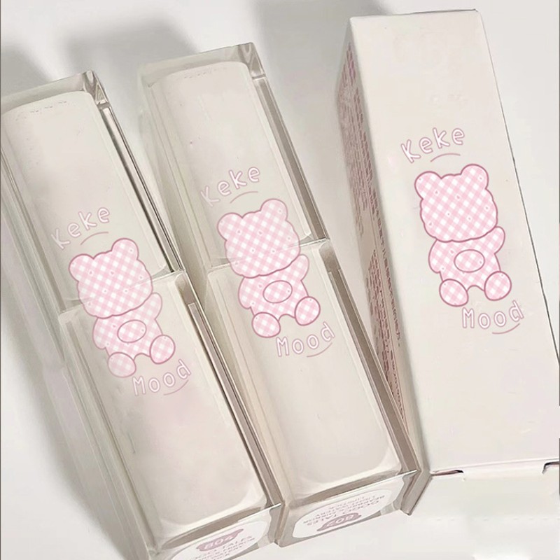 Solid Lipstick Factory - KeKe Mood Long Lasting Cute Bear Brilliant Colors Makeup