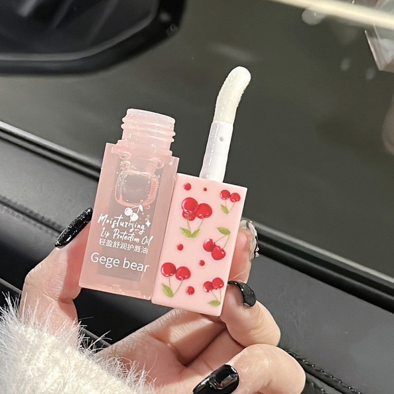 Cherry Lip Set Factory - Factory Outlet 2 Pcs Cherry Light Moisturizing Gege Bear Shiny