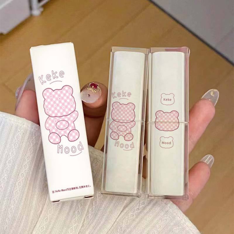 Solid Lipstick Factory - KeKe Mood Long Lasting Cute Bear Brilliant Colors Makeup