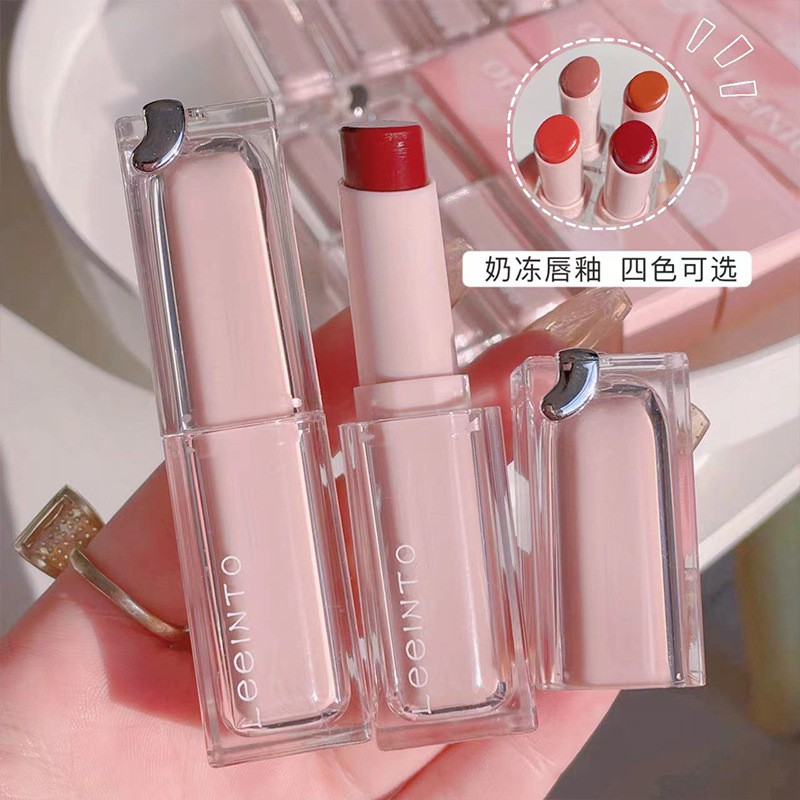 Self Custard Lipstick Supplier - LEEINTO Peach Good Nourishing Moisturizing Mirror Jelly