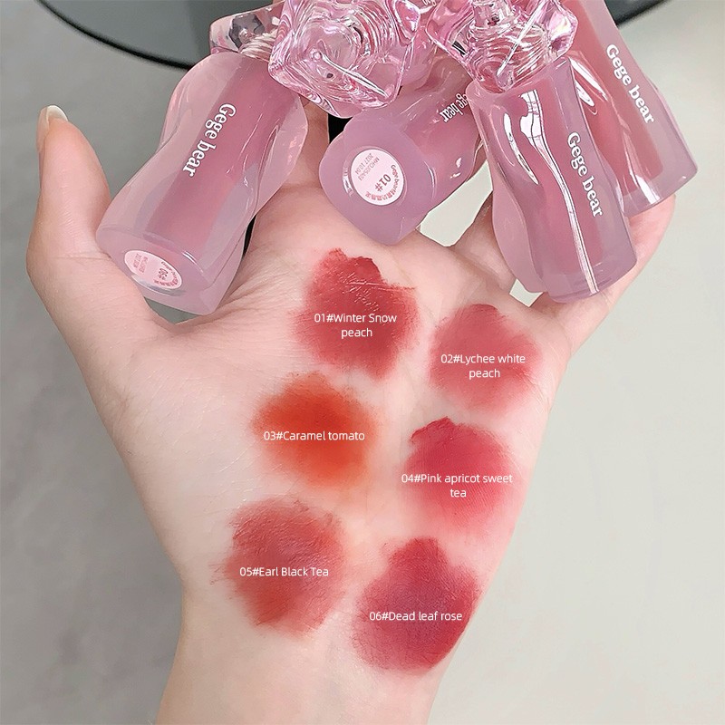 Velvet Lip Gloss Factory - Gege Bear Hot-Selling Velvet Cloud Cream Smooth Silky