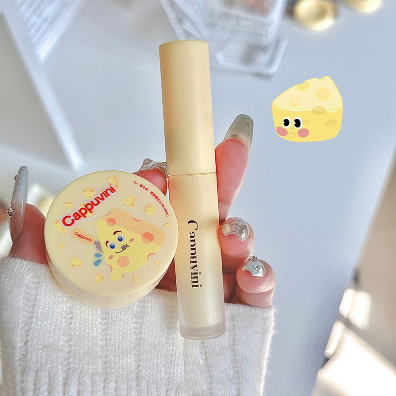 Cheese Lip Care Set Supplier - Best Cappuvini Cheese Set Moisturizes Exfoliating Vegan