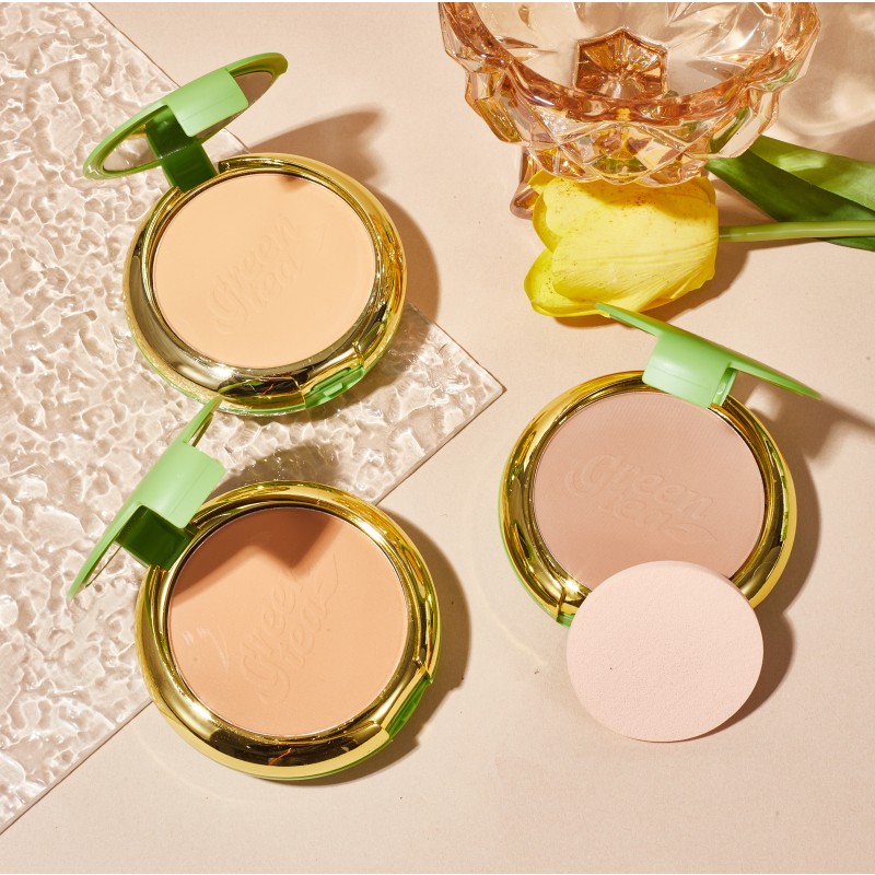 Compact Powder Supplier - Kiss Beauty Wholesale Compact Powder Flawless Skin Green Tea