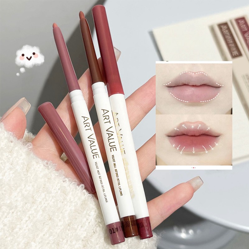 Matte Lip Crayon Manufacturer - Art Value Super Stay Ink Crayon Precision Tip Cruelty Free