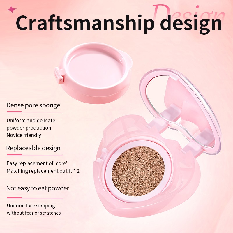 Air Cushion Factory - Beautiful Pinky Life Girls Long-Lasting High Coverage