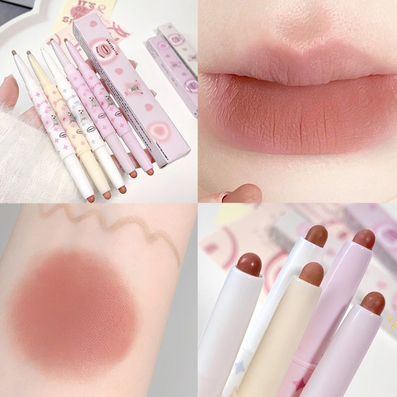 Plumping Lip Liner Supplier - Double Ended High Pigment Smudge-proof Nude Matte